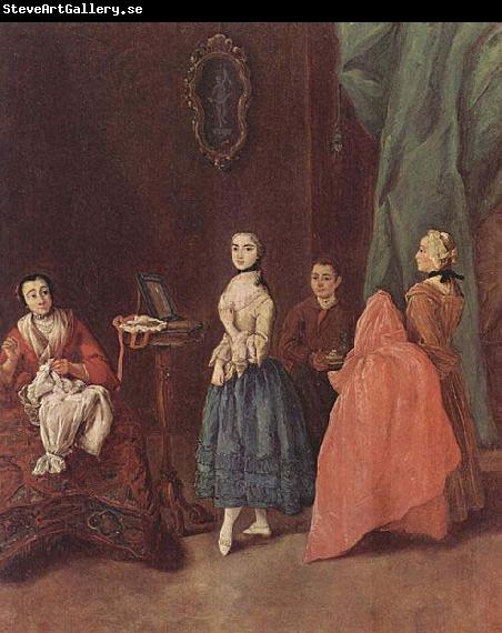 Pietro Longhi Dame bei der Schneiderin